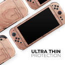 Luxury Natural Wood V4 // Premium Vinyl Wrap Skin Kit Compatible with the Nintendo Switch 2