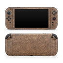 Luxury Natural Wood V6 // Premium Vinyl Wrap Skin Kit Compatible with the Nintendo Switch 2