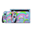 Magical Cartoon Unicorns // Premium Vinyl Wrap Skin Kit Compatible with the Nintendo Switch 2