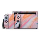 Magical Coral Marble V5 // Premium Vinyl Wrap Skin Kit Compatible with the Nintendo Switch 2