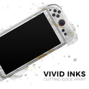 Marble & Digital Gold Foil V4 // Premium Vinyl Wrap Skin Kit Compatible with the Nintendo Switch 2