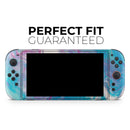Marbleized Blue Paradise V45 // Premium Vinyl Wrap Skin Kit Compatible with the Nintendo Switch 2