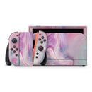 Marbleized Color Paradise V2 // Premium Vinyl Wrap Skin Kit Compatible with the Nintendo Switch 2