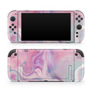 Marbleized Color Paradise V2 // Premium Vinyl Wrap Skin Kit Compatible with the Nintendo Switch 2