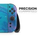 Marbleized Ocean Blue // Premium Vinyl Wrap Skin Kit Compatible with the Nintendo Switch 2