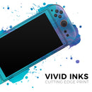 Marbleized Ocean Blue // Premium Vinyl Wrap Skin Kit Compatible with the Nintendo Switch 2