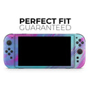 Marbleized Pink Ocean Blue v32 // Premium Vinyl Wrap Skin Kit Compatible with the Nintendo Switch 2