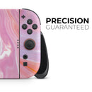Marbleized Pink Paradise // Premium Vinyl Wrap Skin Kit Compatible with the Nintendo Switch 2