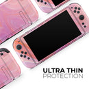Marbleized Pink Paradise V2 // Premium Vinyl Wrap Skin Kit Compatible with the Nintendo Switch 2