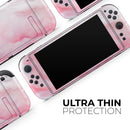 Marbleized Pink Paradise V4 // Premium Vinyl Wrap Skin Kit Compatible with the Nintendo Switch 2