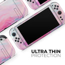 Marbleized Pink Paradise V5 // Premium Vinyl Wrap Skin Kit Compatible with the Nintendo Switch 2