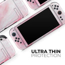 Marbleized Pink Paradise V6 // Premium Vinyl Wrap Skin Kit Compatible with the Nintendo Switch 2