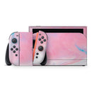 Marbleized Pink Paradise V7 // Premium Vinyl Wrap Skin Kit Compatible with the Nintendo Switch 2