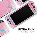 Marbleized Pink Paradise V7 // Premium Vinyl Wrap Skin Kit Compatible with the Nintendo Switch 2