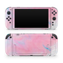 Marbleized Pink Paradise V7 // Premium Vinyl Wrap Skin Kit Compatible with the Nintendo Switch 2