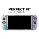 Marbleized Pink and Blue Paradise V371 // Premium Vinyl Wrap Skin Kit Compatible with the Nintendo Switch 2