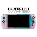 Marbleized Pink and Blue Paradise V432 // Premium Vinyl Wrap Skin Kit Compatible with the Nintendo Switch 2