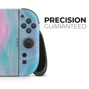 Marbleized Pink and Blue Paradise V482 // Premium Vinyl Wrap Skin Kit Compatible with the Nintendo Switch 2