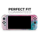 Marbleized Pink and Blue Paradise V712 // Premium Vinyl Wrap Skin Kit Compatible with the Nintendo Switch 2