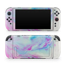Marbleized Soft Blue V32 // Premium Vinyl Wrap Skin Kit Compatible with the Nintendo Switch 2