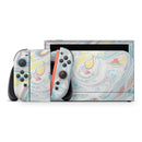 Marbleized Swirling Candy Colors // Premium Vinyl Wrap Skin Kit Compatible with the Nintendo Switch 2