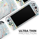 Marbleized Swirling Candy Colors // Premium Vinyl Wrap Skin Kit Compatible with the Nintendo Switch 2