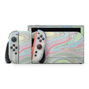 Marbleized Swirling Colors v2 // Premium Vinyl Wrap Skin Kit Compatible with the Nintendo Switch 2