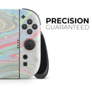 Marbleized Swirling Colors v2 // Premium Vinyl Wrap Skin Kit Compatible with the Nintendo Switch 2