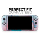 Marbleized Teal and Pink V2 // Premium Vinyl Wrap Skin Kit Compatible with the Nintendo Switch 2