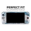 Mixtured Blue 57 Textured Marble // Premium Vinyl Wrap Skin Kit Compatible with the Nintendo Switch 2