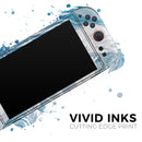 Mixtured Blue 57 Textured Marble // Premium Vinyl Wrap Skin Kit Compatible with the Nintendo Switch 2