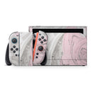 Mixtured Pink and Gray Textured Marble // Premium Vinyl Wrap Skin Kit Compatible with the Nintendo Switch 2