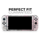 Mixtured Pink and Gray Textured Marble // Premium Vinyl Wrap Skin Kit Compatible with the Nintendo Switch 2
