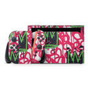 Modern Graffiti Crown V1 // Premium Vinyl Wrap Skin Kit Compatible with the Nintendo Switch 2