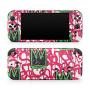 Modern Graffiti Crown V1 // Premium Vinyl Wrap Skin Kit Compatible with the Nintendo Switch 2