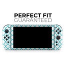 Moracan Teal on White // Premium Vinyl Wrap Skin Kit Compatible with the Nintendo Switch 2
