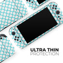 Moracan Teal on White // Premium Vinyl Wrap Skin Kit Compatible with the Nintendo Switch 2