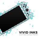Moracan Teal on White // Premium Vinyl Wrap Skin Kit Compatible with the Nintendo Switch 2