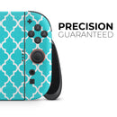 Morocan Teal Pattern // Premium Vinyl Wrap Skin Kit Compatible with the Nintendo Switch 2