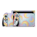 Mystical Crescent Moons // Premium Vinyl Wrap Skin Kit Compatible with the Nintendo Switch 2