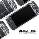 Natural Black & White Marble Stone // Premium Vinyl Wrap Skin Kit Compatible with the Nintendo Switch 2