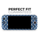 Navy & White Seamless Morocan Pattern // Premium Vinyl Wrap Skin Kit Compatible with the Nintendo Switch 2