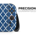 Navy & White Seamless Morocan Pattern // Premium Vinyl Wrap Skin Kit Compatible with the Nintendo Switch 2