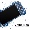 Navy & White Seamless Morocan Pattern // Premium Vinyl Wrap Skin Kit Compatible with the Nintendo Switch 2