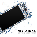 Navy & White Seamless Morocan Pattern V2 // Premium Vinyl Wrap Skin Kit Compatible with the Nintendo Switch 2