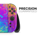 Neon Color Fushion V2 // Premium Vinyl Wrap Skin Kit Compatible with the Nintendo Switch 2