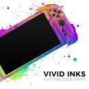Neon Color Fushion V2 // Premium Vinyl Wrap Skin Kit Compatible with the Nintendo Switch 2