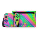 Neon Color Fushion V3 // Premium Vinyl Wrap Skin Kit Compatible with the Nintendo Switch 2
