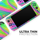 Neon Color Fushion V3 // Premium Vinyl Wrap Skin Kit Compatible with the Nintendo Switch 2