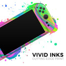 Neon Color Fushion V3 // Premium Vinyl Wrap Skin Kit Compatible with the Nintendo Switch 2